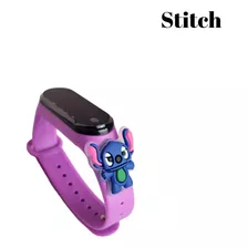 Relógio Infantil Digital Menina Á Prova De Água Stitch