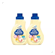 Kit 2 Amaciante Roupas Vida Macia Glicerina Camomila 500ml