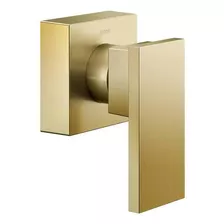 Acabamento Metal Alavanca Quadrada Gold - Docol Acabamento Metal Cor Dourado Fosco