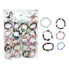 20 Pulseras Niñas Joyeria Bisuteria Juguete Piñata Bolo Fies