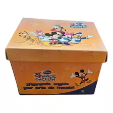 Magic English Disney Usado En Buen Estado 20 Dvd + Libros