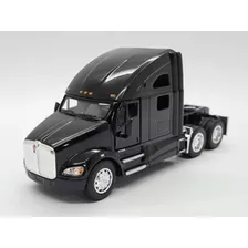 Miniatura Caminhão Kenworth T700 Truck Metal E Fricção Preto