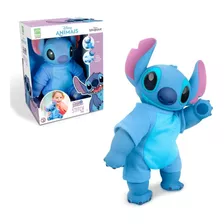 Coleção Amor De Filhotes Boneco Stitch Vinil Roma Brinquedos Cor Azul