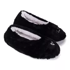 Pantufa Sapato Feminina Antiderrapante Adulto Inverno 