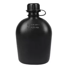 Cantil De Campanha - Militar - Camping 900 Ml Bélica / Preto