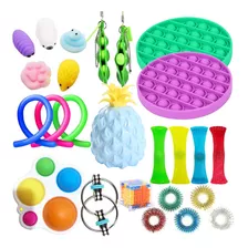 25 Peças Sensorial Fidget Brinquedos Anti Stress Conjunto De