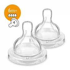 2 Tetinas Philips Avent Flujo Rápido Anti-cólico