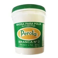 Massa De Polir Automotiva Branca Extra Fina Perola 4kg