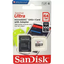 Cartao Memoria Sd Sandisk 64gb Ultra Classe 10 Original