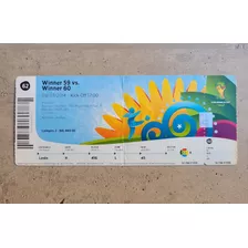 Ingresso Copa 2014 - Jogo 62 Semifinal: Holanda X Argentina