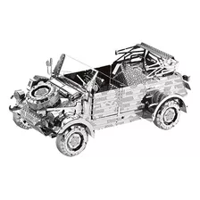 Puzzle 3d De Metal - Vehículo Alemán Volkswagen Kübelwagen