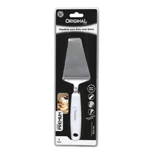 Espatula Para Bolo Com Serra Premium Utensilio Cozinha Cor Branco