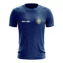 Camisa Dry Fit Infantil Brasil Copa Do Mundo