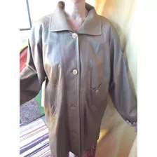 Parka Trench Dama Cuero Oveja Christ Envío Gratis Excelent!