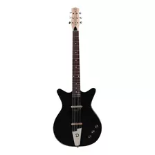 Guitarra Convertible Acustica - Electrica Danelectro Convblk Color Negro