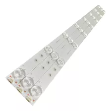 Kit 3 Barras Leds Ph29e52dg Dl2971(b)w 8 Leds Frete Grátis 