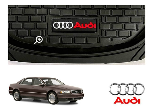 Tapetes 4 Piezas Charola 3d Logo Audi A8 1996 A 2001 Foto 5