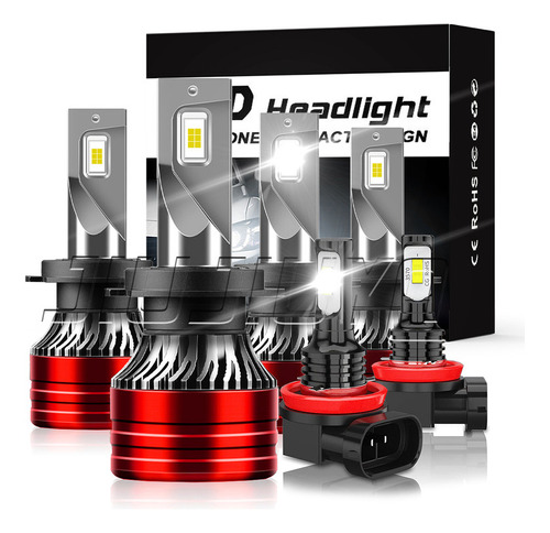 Kit De Faros Led H7 H8 Para 2008-2012 Renault Laguna Coupe