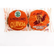 Hamburguesa Vegetariana Vegana De Quinoa Lentejas X4 Nutree