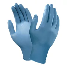 Guantes Desechables Nitrilo Azul 100 Un. Proteccion S/polvo