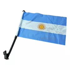 Carflag Bandera Para Auto Argentina Con Soporte Para Ventana