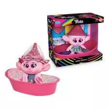 Boneca Mini Infantil Poppy Dreamworks Trolls Hora Do Banho