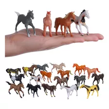 Figuras De Caballos 18 Piezas De Juguetes De Poni Para Calen