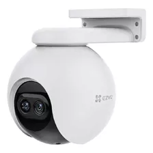 Cámara Domo Exterior Wifi Ezviz 360º Doble Lente Con Zoom Color Blanco