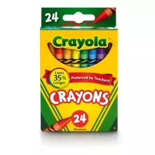 Crayones Crayola T Oficial X24 Colores Standard 