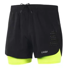 Pantalones Cortos Deportivos 2 En 1 Para Hacer Ejercicio, Co