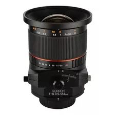 Lente Rokinon Tsl24m-n 24mm F / 3.5 Tilt Shift Para Nikon