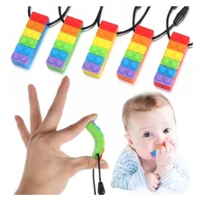 Kit 5 Colar Mordedor Sensorial Autismo - Cores Sortidas