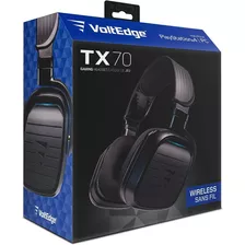 Audifonos Gaming Voltedge Tx70 Color Negro Color De La Luz Azul