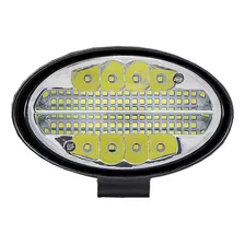 Farol Auxiliar Led 144w Oval 12v 24v Caminhão Maquina Trator