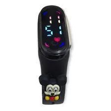 Relógio Digital Led Infantil À Prova D 'água Pulseira Disney