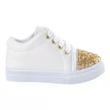 Tênis Infantil Feminino Menina Casual Glitter 213a Funfy