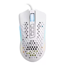 Mouse Gamer De Juego Redragon Storm Elite M988 Lunar White