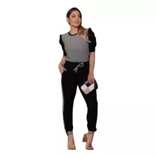 Lindos Conjuntos Femininos Calça E Blusa Social Novidade M