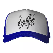 Gorra Nota Musical Piano Teclas