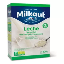 Leche En Polvo Descremada Milkaut X 800gr.