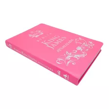 Bíblia Sagrada King James Atualizada Slim Capa Luxo Pink