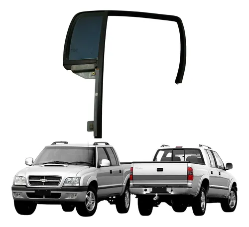 Vidro Fixo Traseiro Conferir Lado Gm S10 95 2002 11 Usado