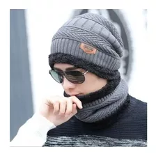 Gorro Y Bufanda Cuello Hombre Mujer Invierno