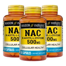 Mason Natural Nac N-acetil L-cisteína 500 Mg - Apoya La Sa.