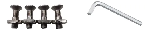 Juego Tornillos Y Tuercas M8 + Llave Hydrofoil Wingfoil Kite