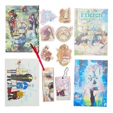 Paquete Anime Frieren 12 Pz Posters Stickers Llavero