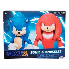 Figura De Sonic Y Knuckles De Sonic 2 La Pelicula