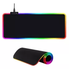 Mousepad Gaming Rgb, Almohadilla Impermeable Antideslizante.