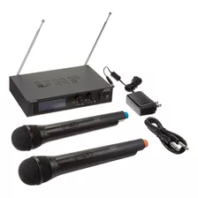 Audio2000s S6026 Sistema De Dos Canales Con Dos Micrófonos I