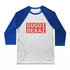 Camiseta Anime Raglan Sugoi Dekai Uzaki-chan Wa Asobitai!